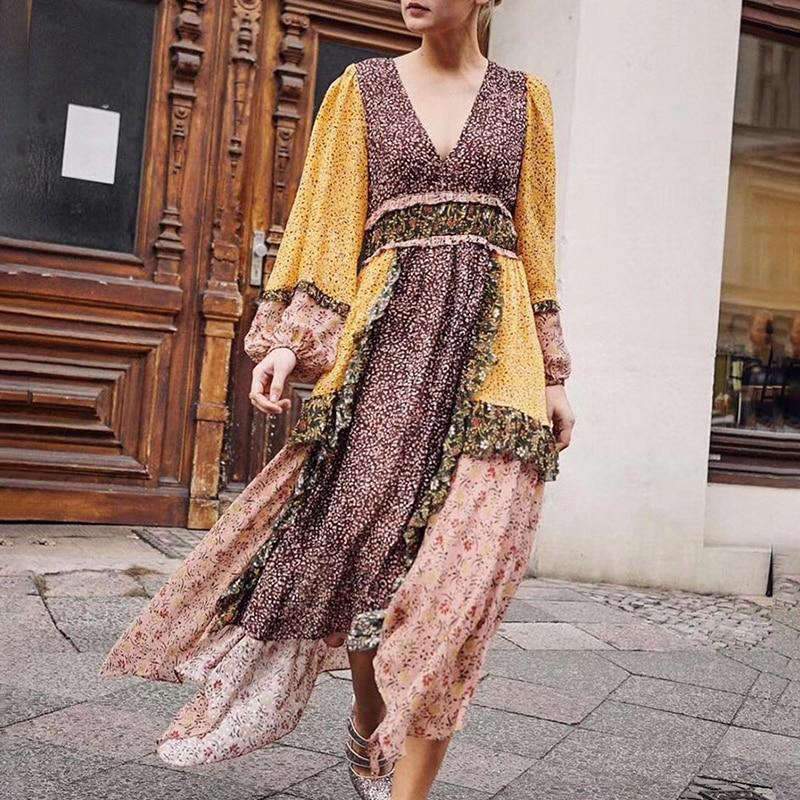 Robe Bohème Chic - Multi / S