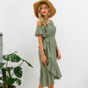 Robe Bohème Chic Verte