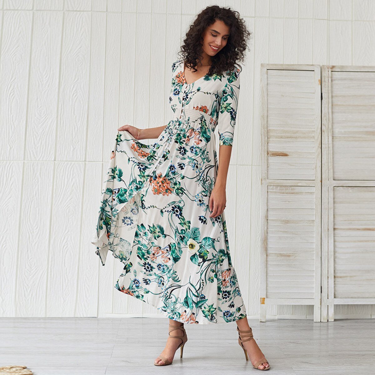 Robe boheme de luxe