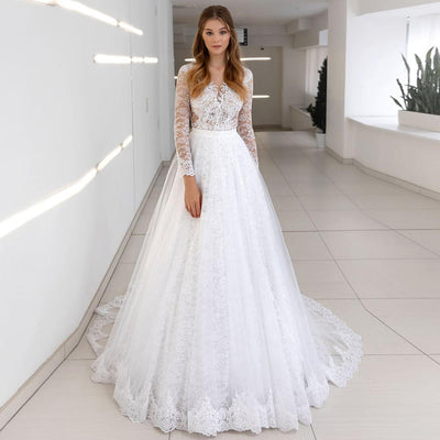 Robe boheme dentelle mariage