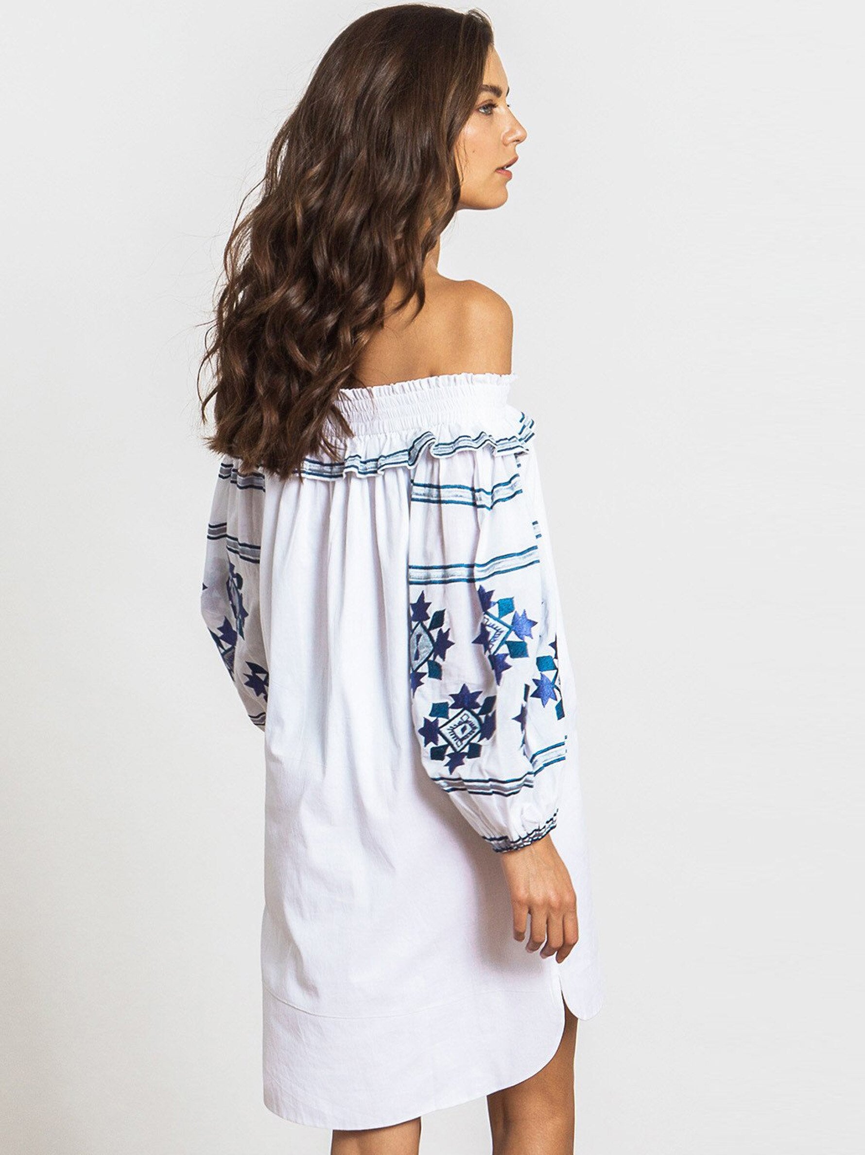 Robe boheme epaule nu