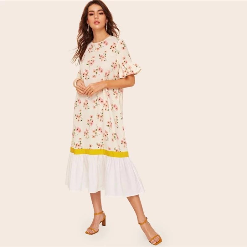 Robe Bohème Ethique - Blanc / L