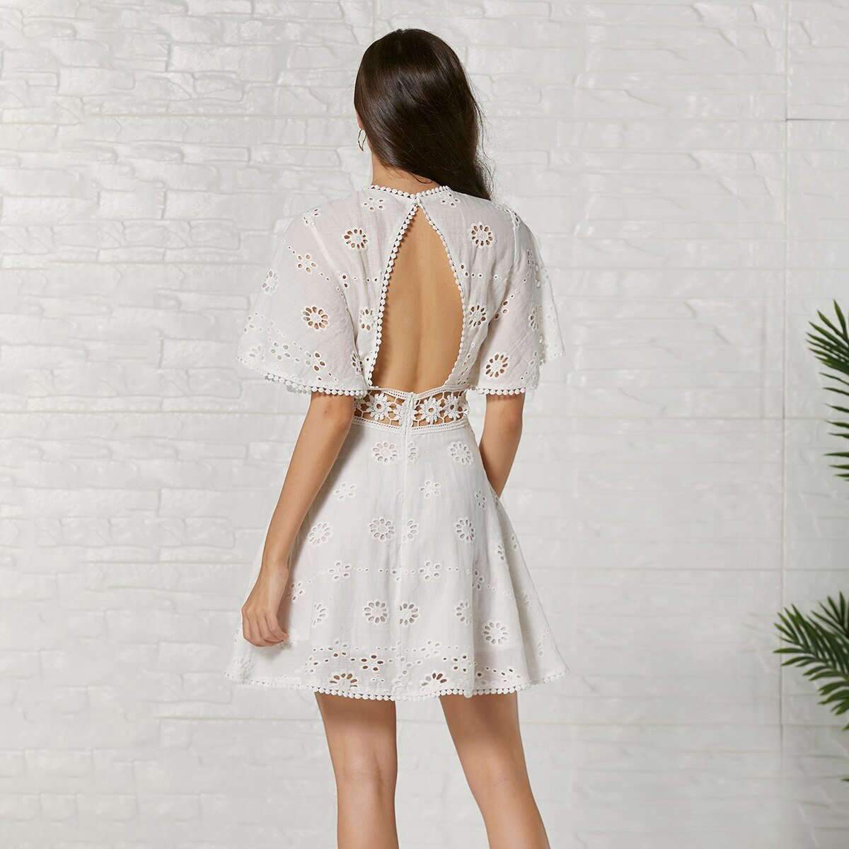 Robe Bohème Femme Couleur Blanche