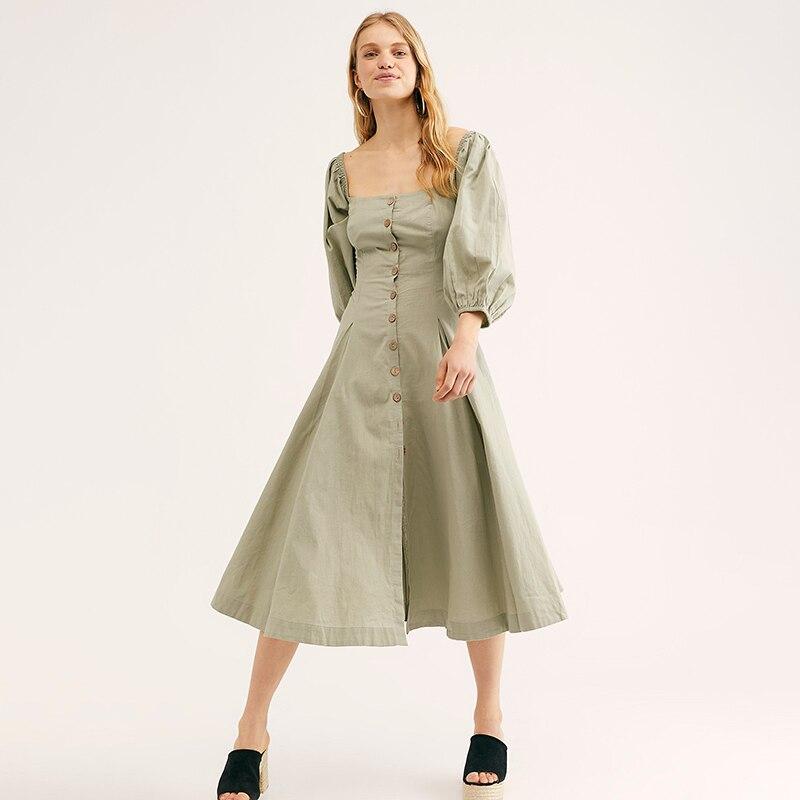Robe boheme fendue
