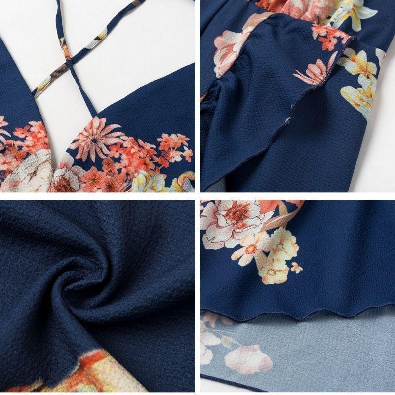 Robe Bohème Fluide Imprimé Fleuri