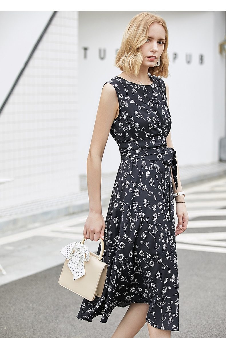 Robe Bohème Hippie Chic - Noir / S