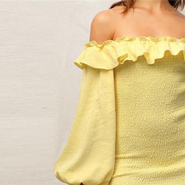 Robe Bohème Jaune