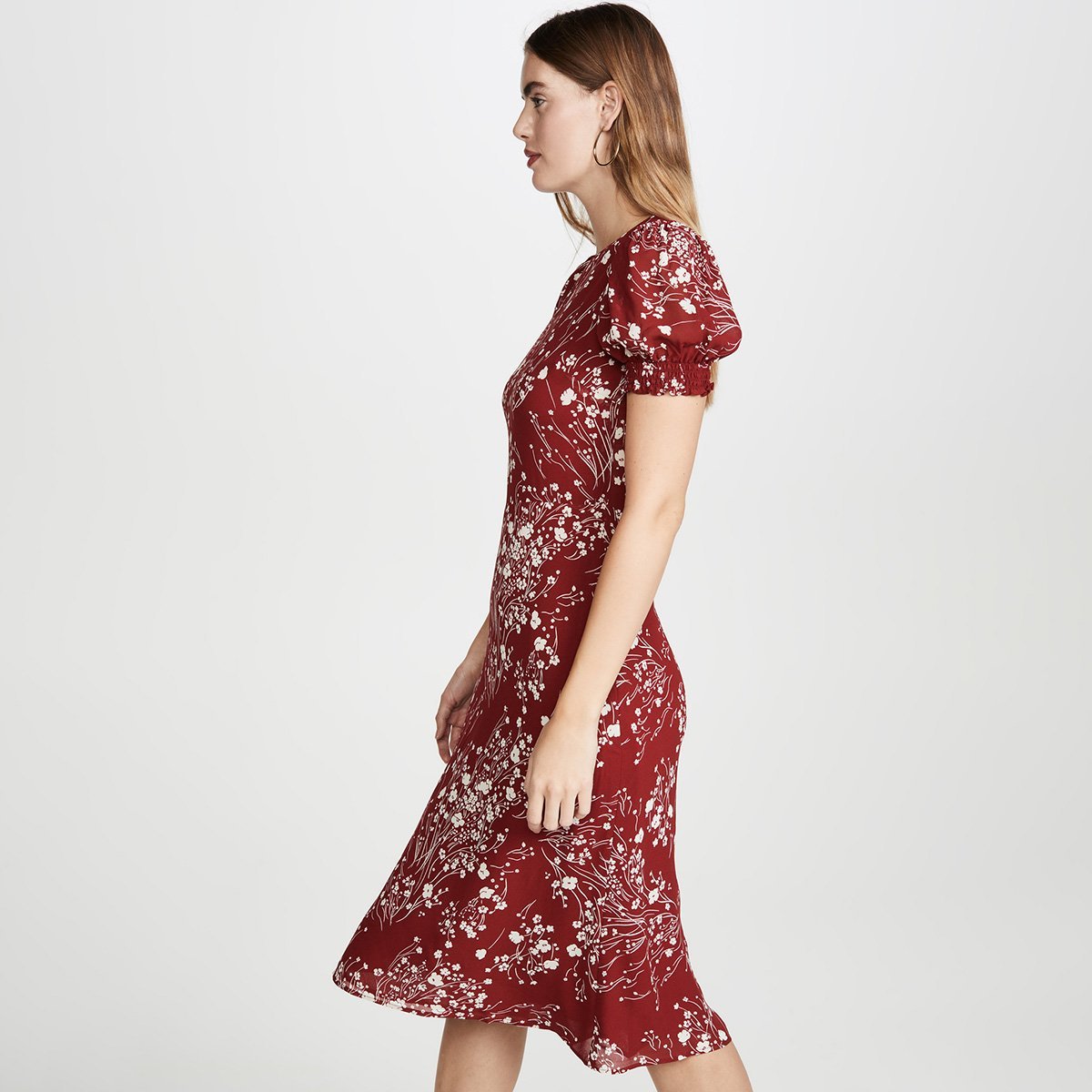 Robe bohème longue rouge