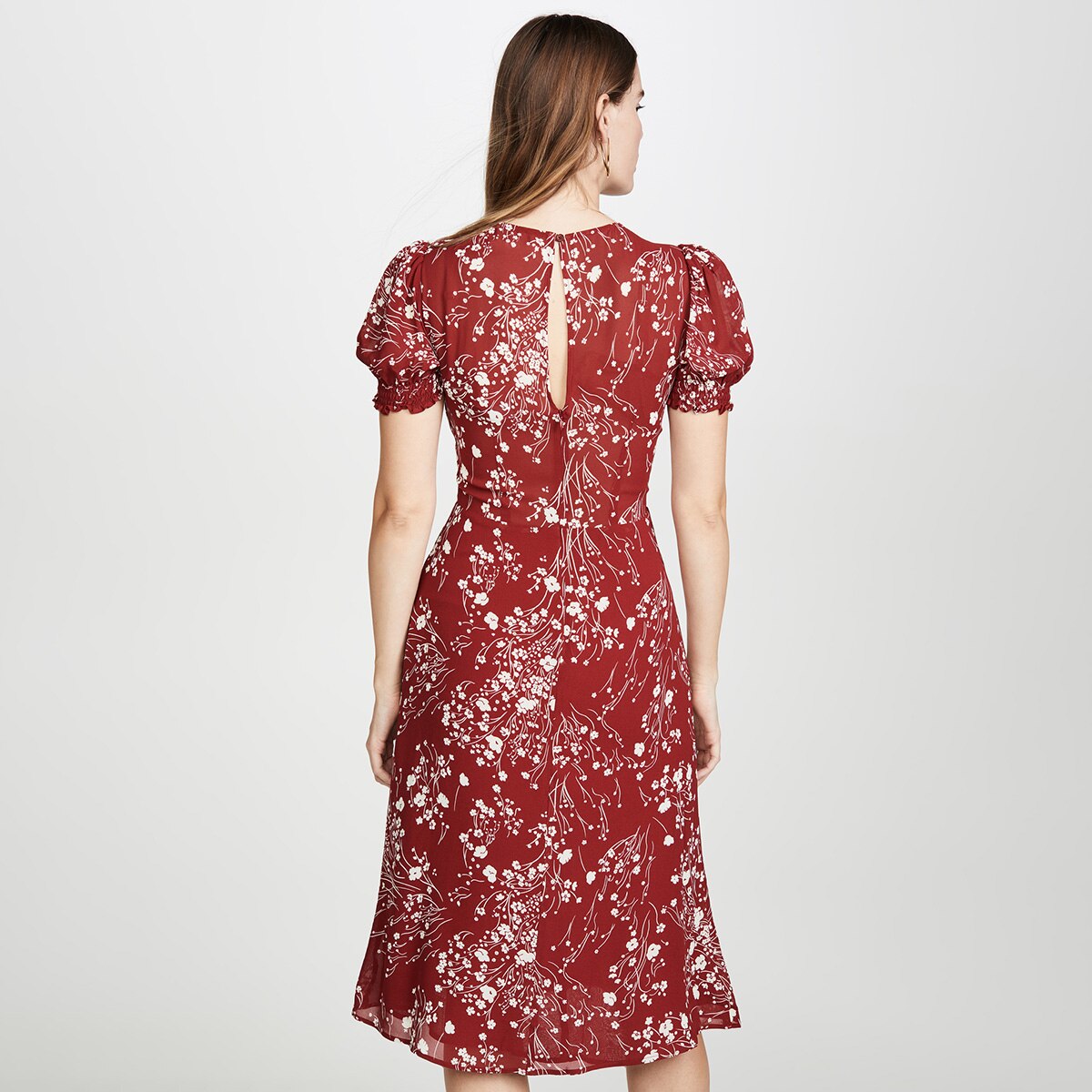 Robe bohème longue rouge