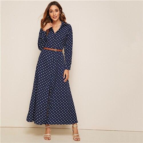 Robe Bohème Luxe - Bleu / S