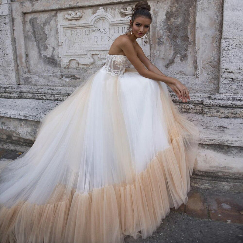 Robe boheme mariage couleur
