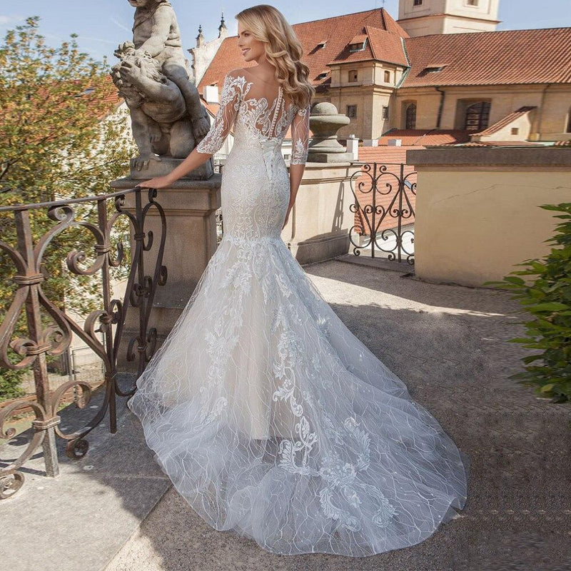 Robe boheme mariage hiver