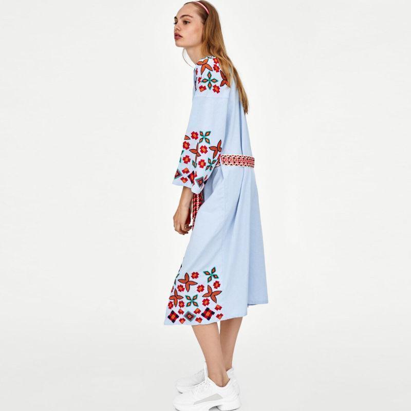 Robe Bohème Mi Longue Hiver