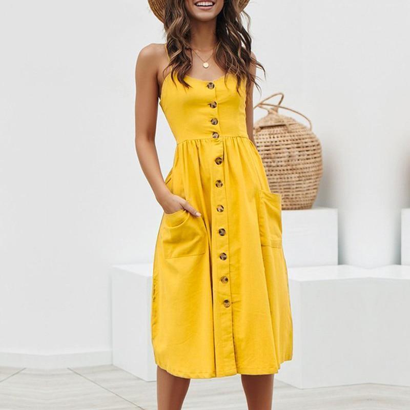 Robe Bohème Mi-Longue
