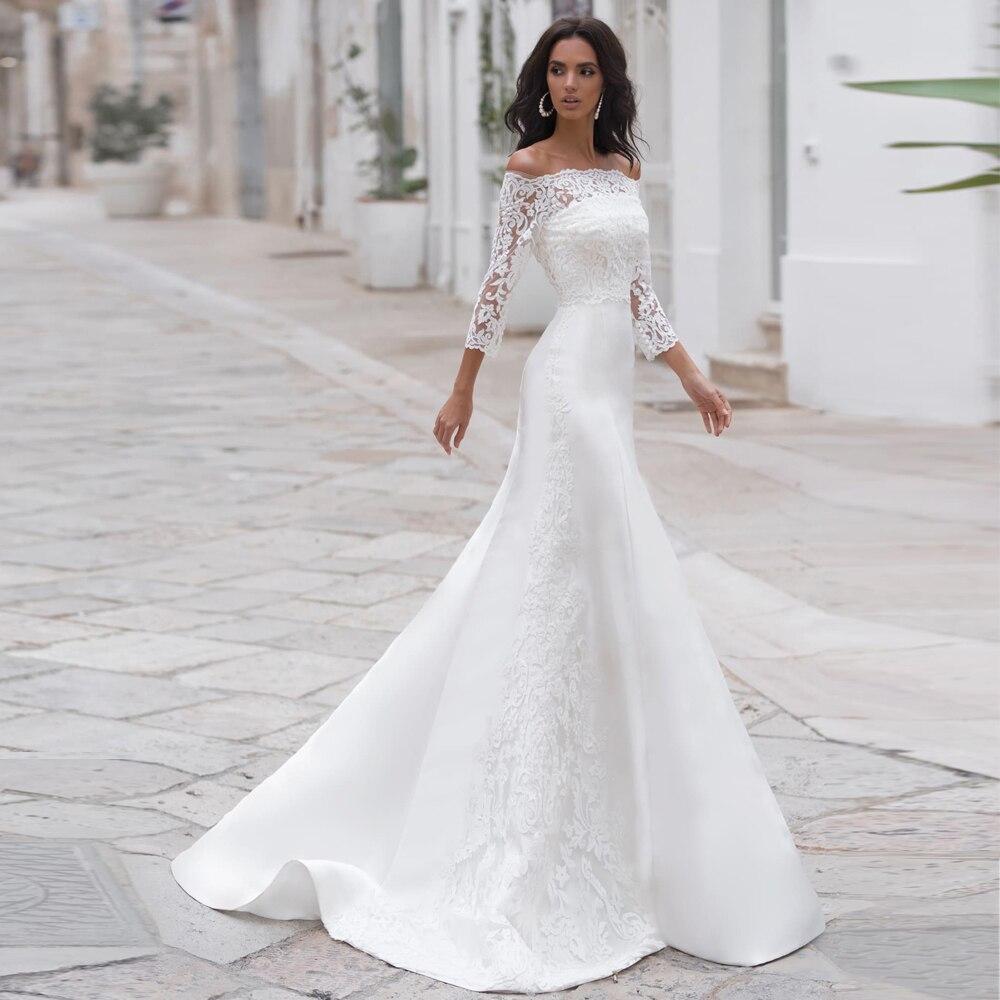 Robe boheme pour mariage dentelle