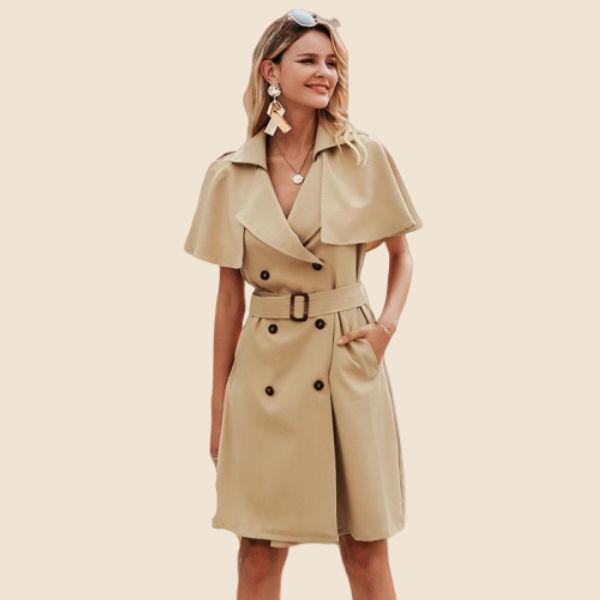 Robe Bohème Soirée - Marron / S