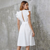Robe bohème vintage blanc