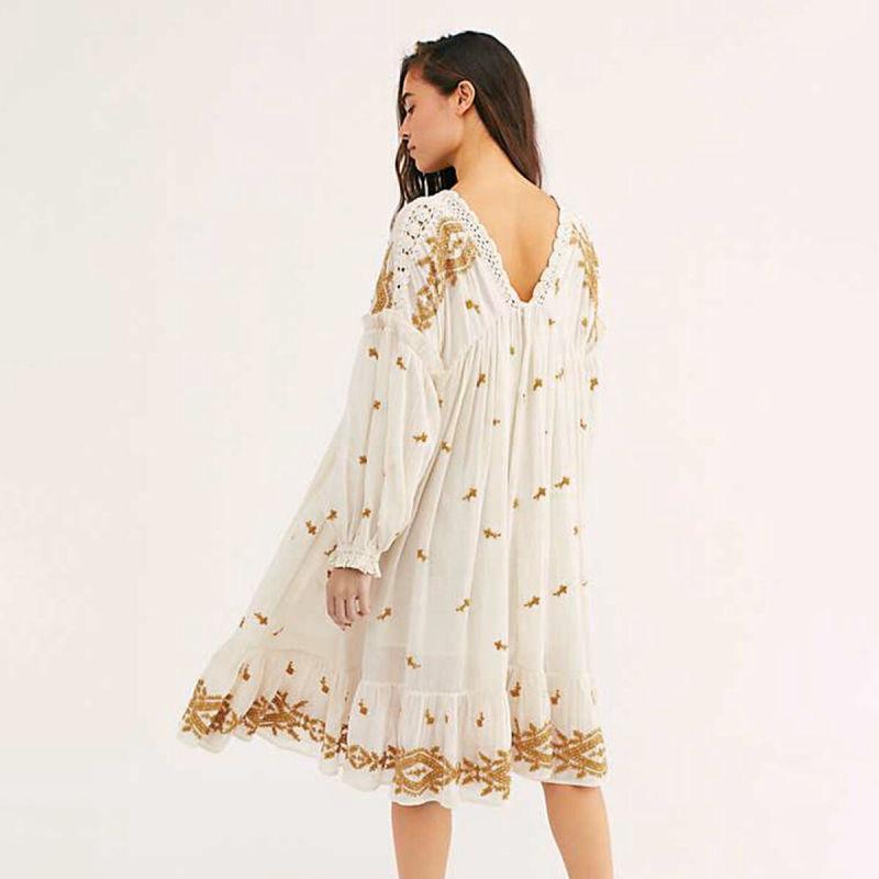 Robe Boho Chic Blanche