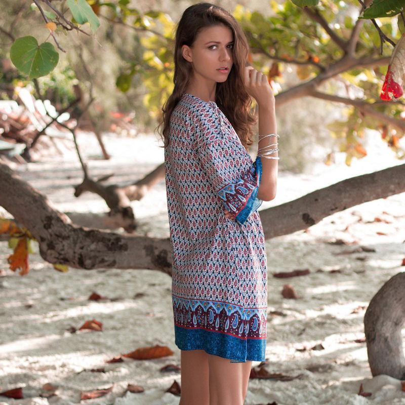 Robe Boho Chic Courte