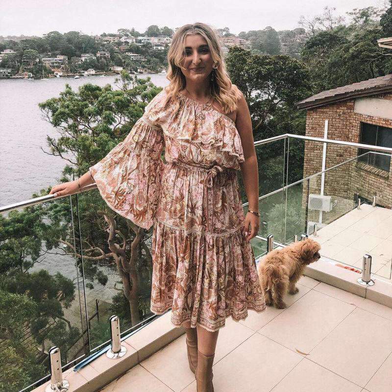 Robe Boho Chic Longue - Multi-couleur / S