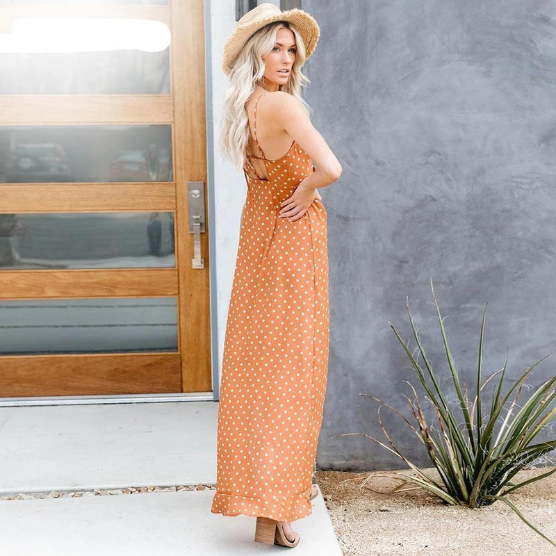 Robe Boho été - Jaune / S