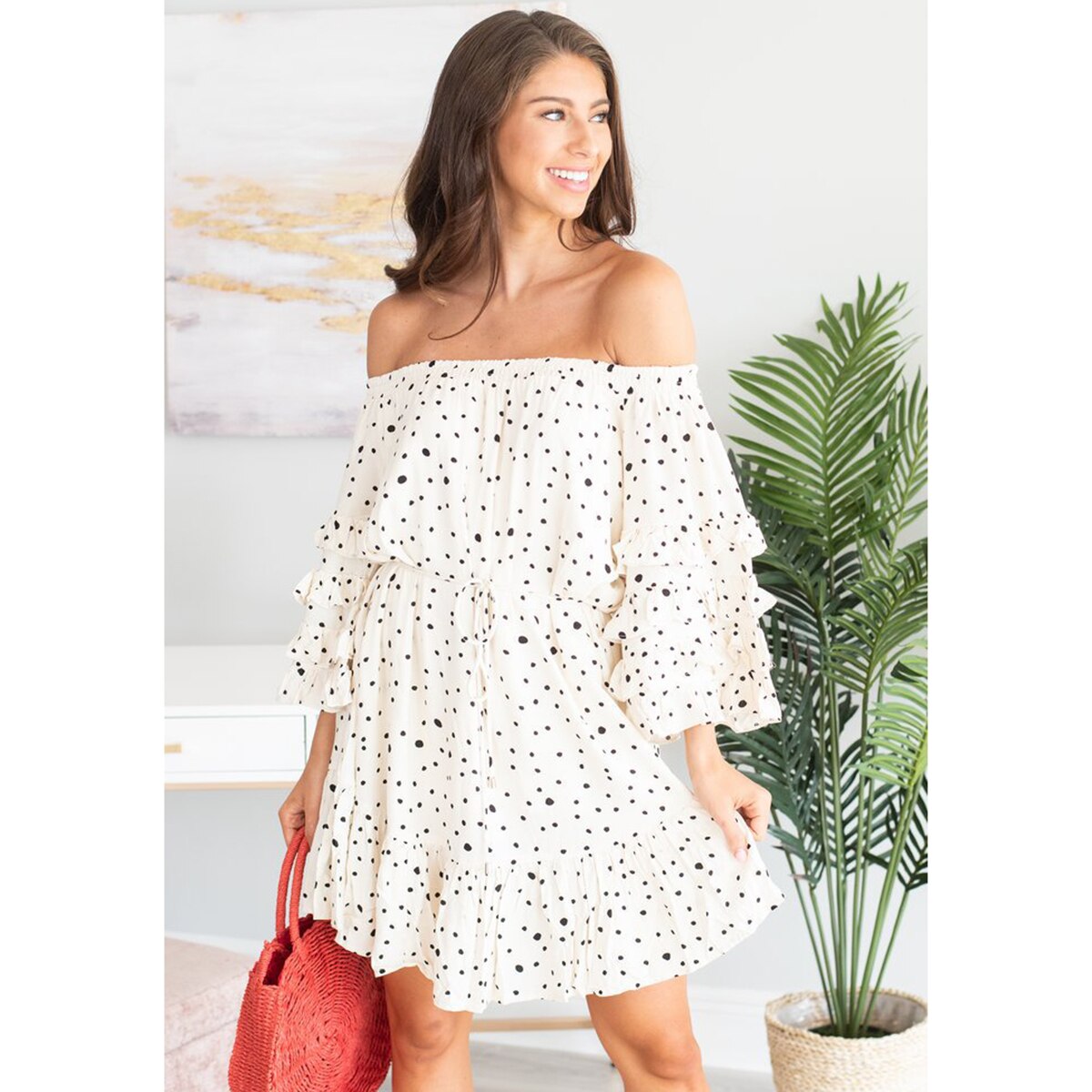 Robe courte boheme