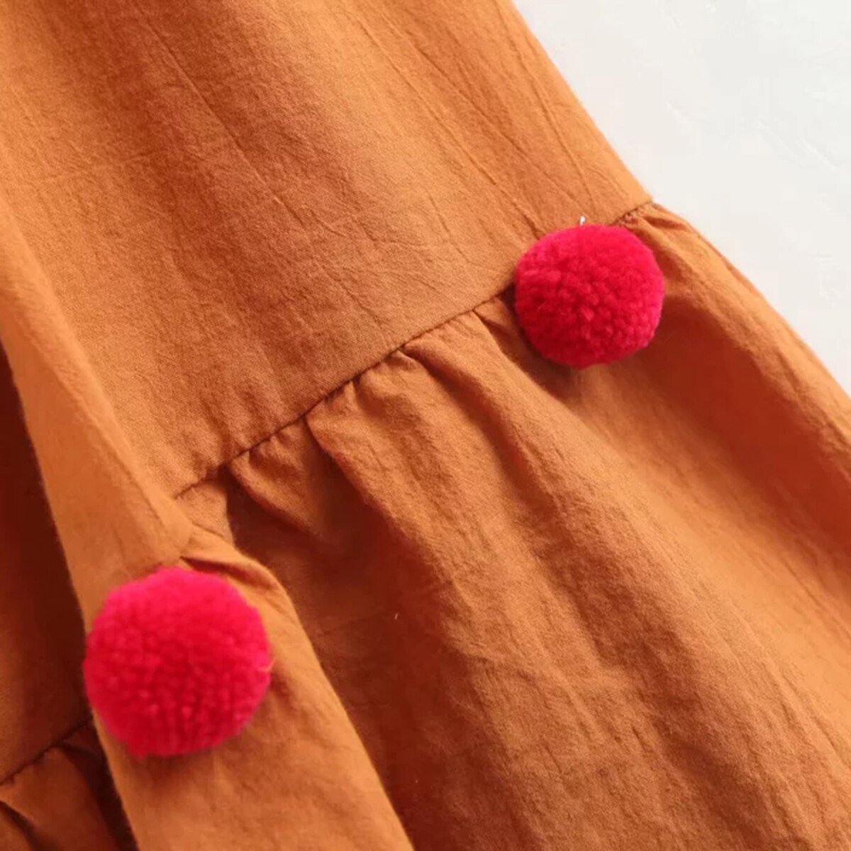 Robe courte hippie jaune