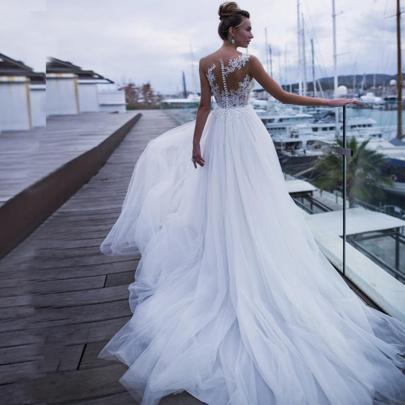Robe de mariage bohème dentelle