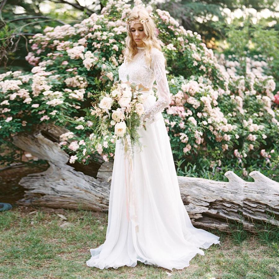 Robe de mariage boheme en dentelle