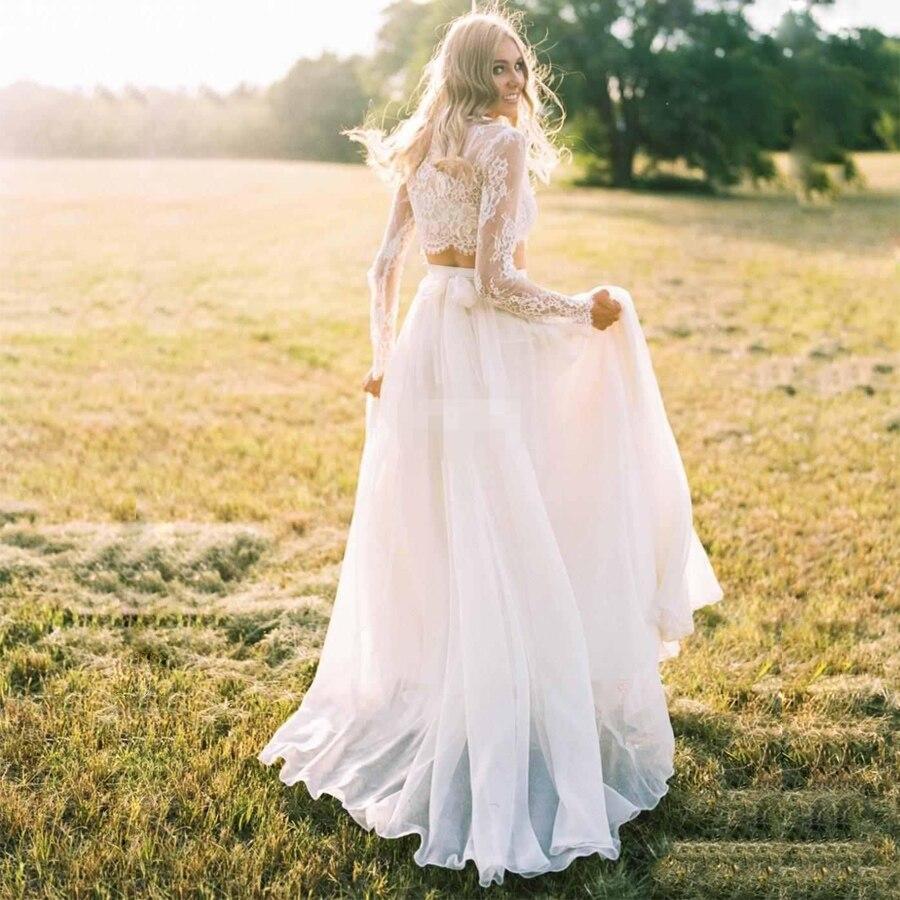 Robe de mariage boheme en dentelle