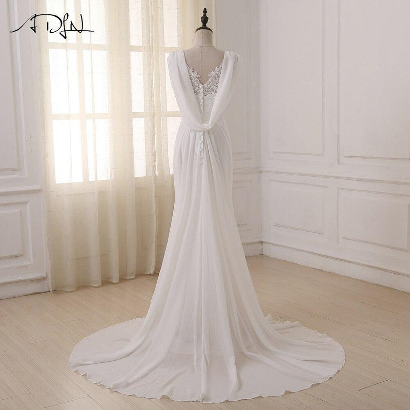 Robe de marié bohème champetre