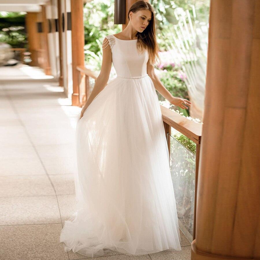 Robe de mariée bohème blanche