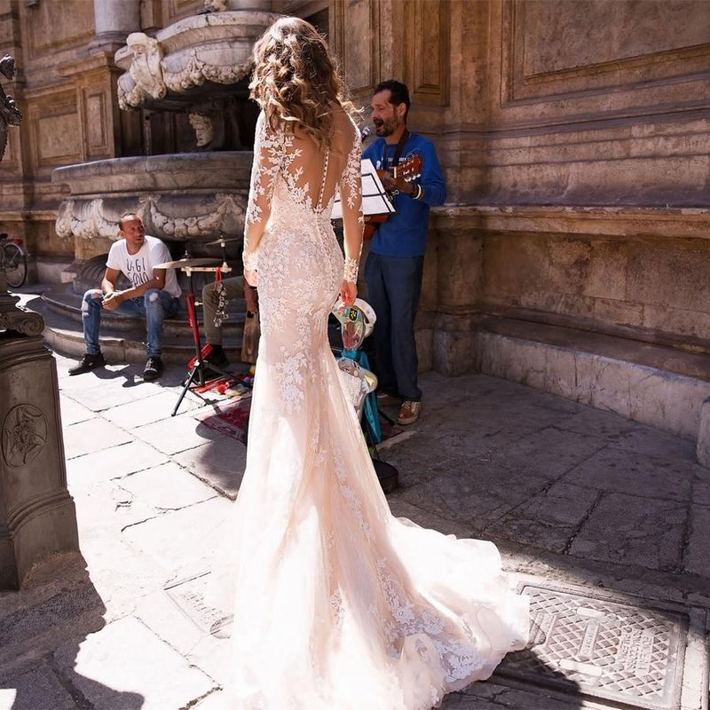 Robe de mariée boheme chic