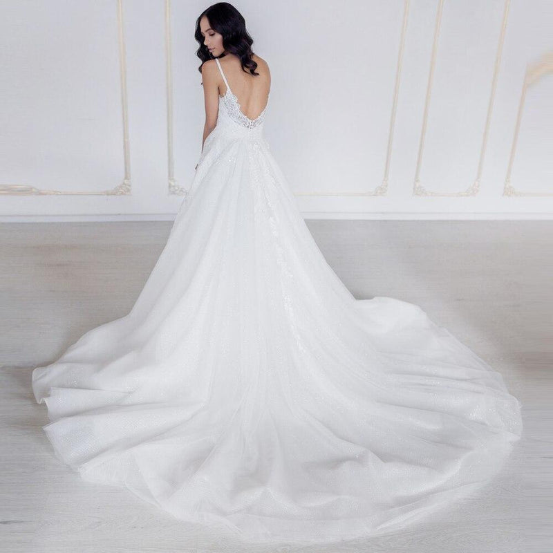 Robe de mariée bohème chic pour mariage