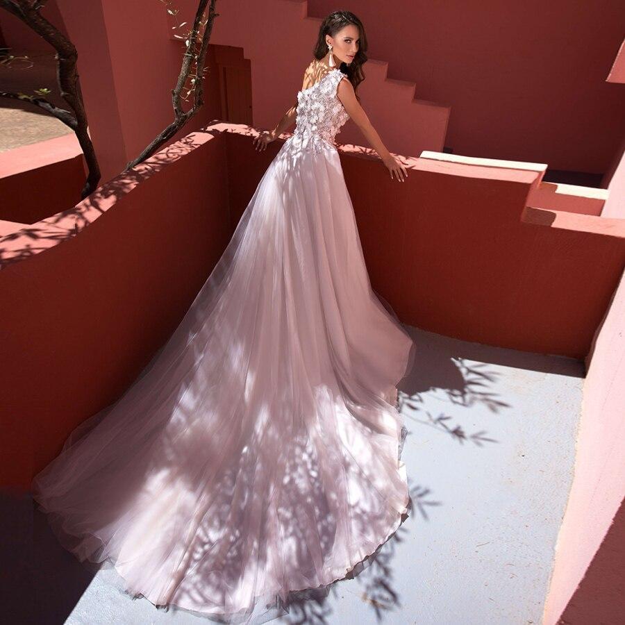 Robe de mariée bohème de couleur