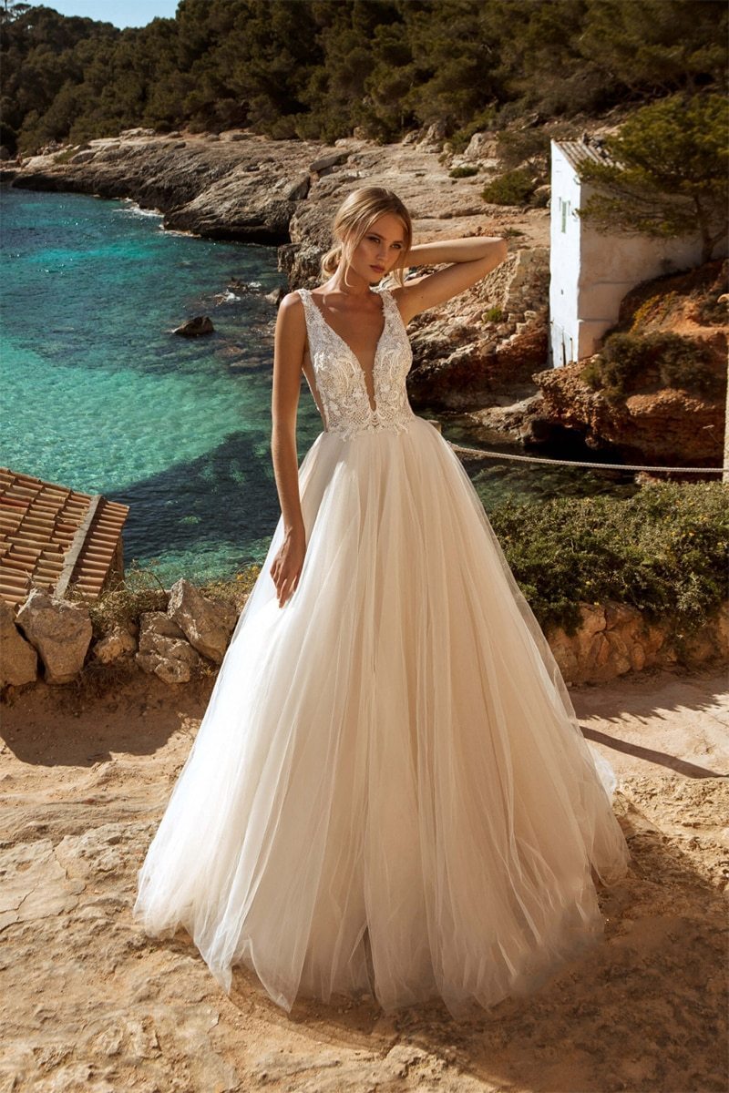 Robe De Mariée Bohème Dos Nu