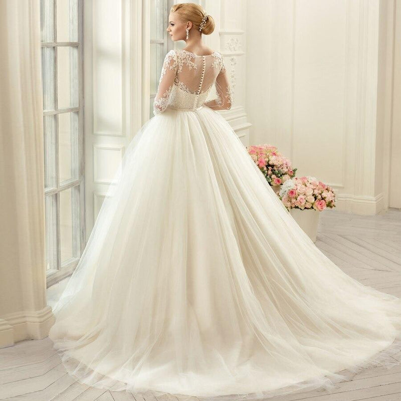 Robe de mariée bohème élégante