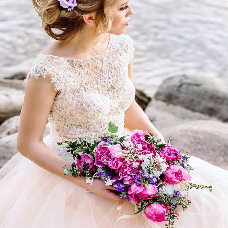 Robe de mariée bohème et chic