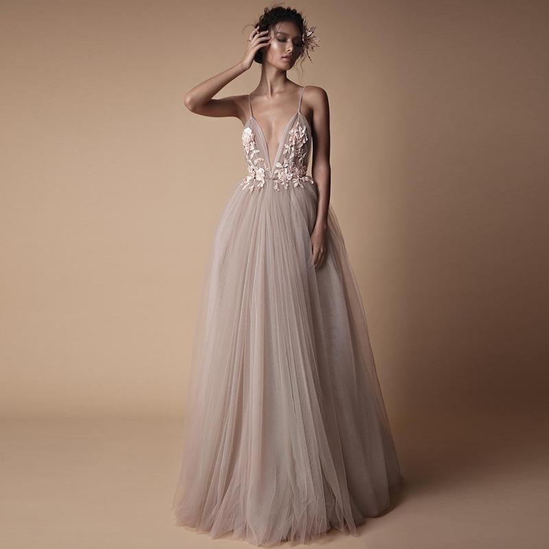 Robe De Mariée Bohème Glamour - Rose / 32