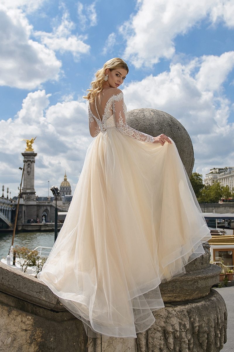Robe De Mariée Bohème Ivoire