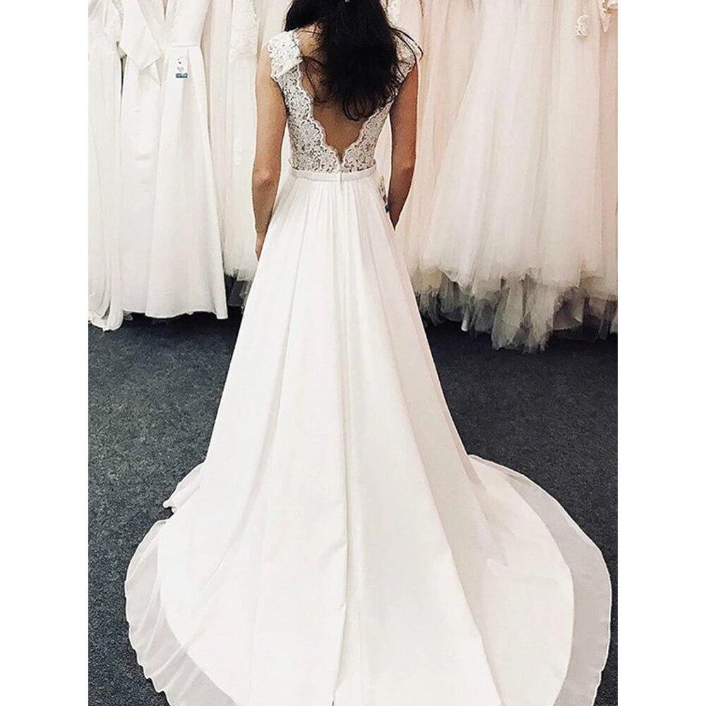Robe de mariée bohème mairie