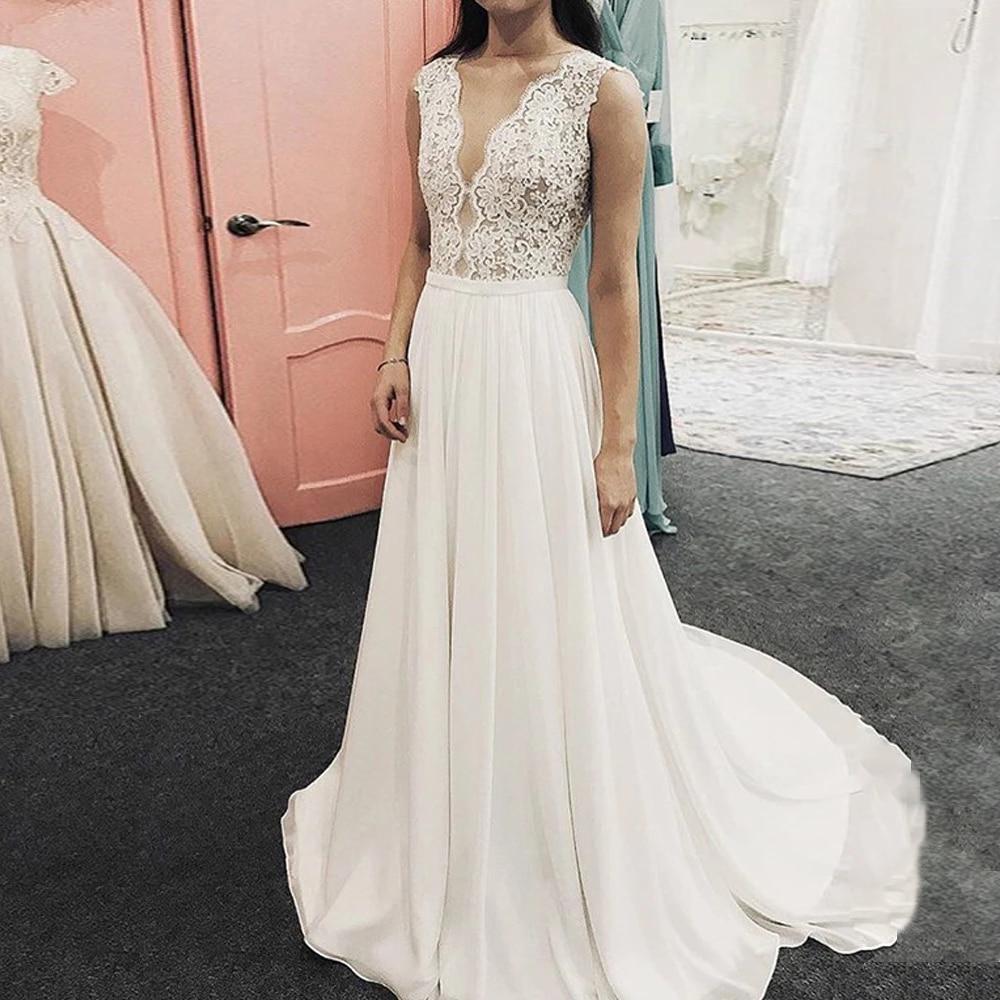 Robe de mariée bohème mairie