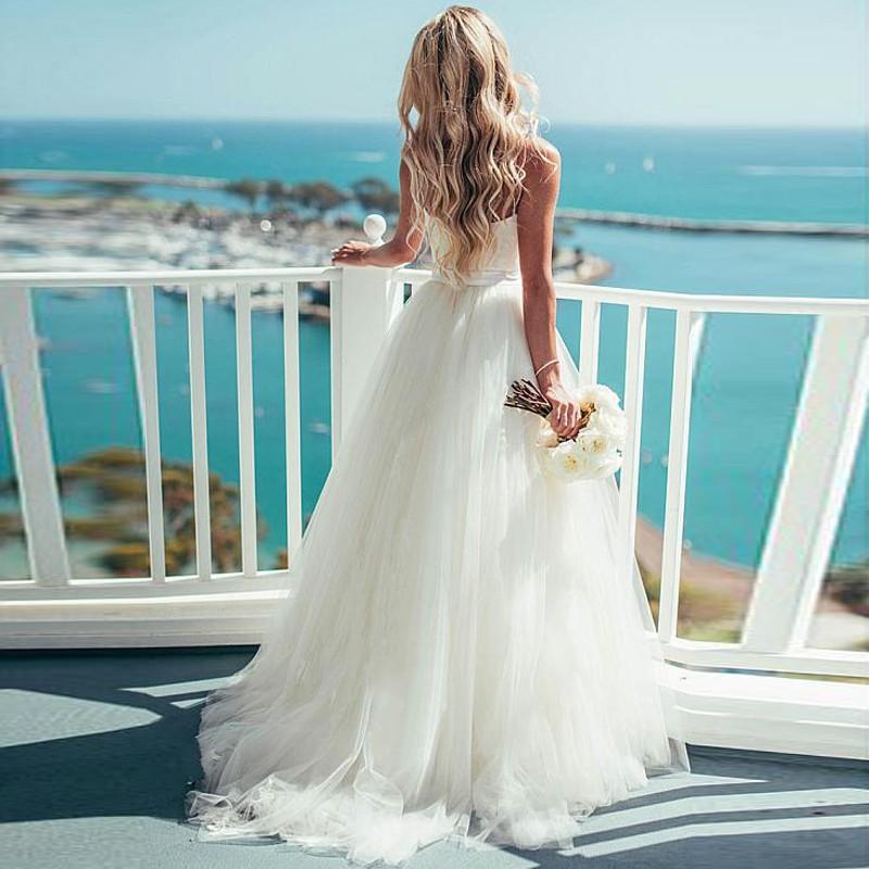 Robe De Mariée Bohème Manches - Ivoire / 32