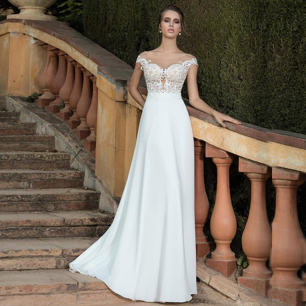 Robe de mariée bohème moderne