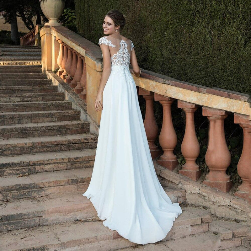 Robe de mariée bohème moderne