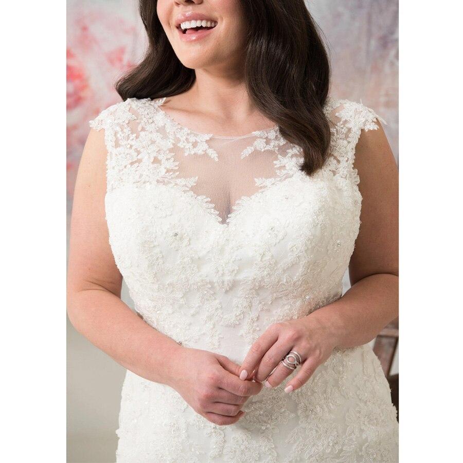 Robe de mariée boheme pour femme ronde