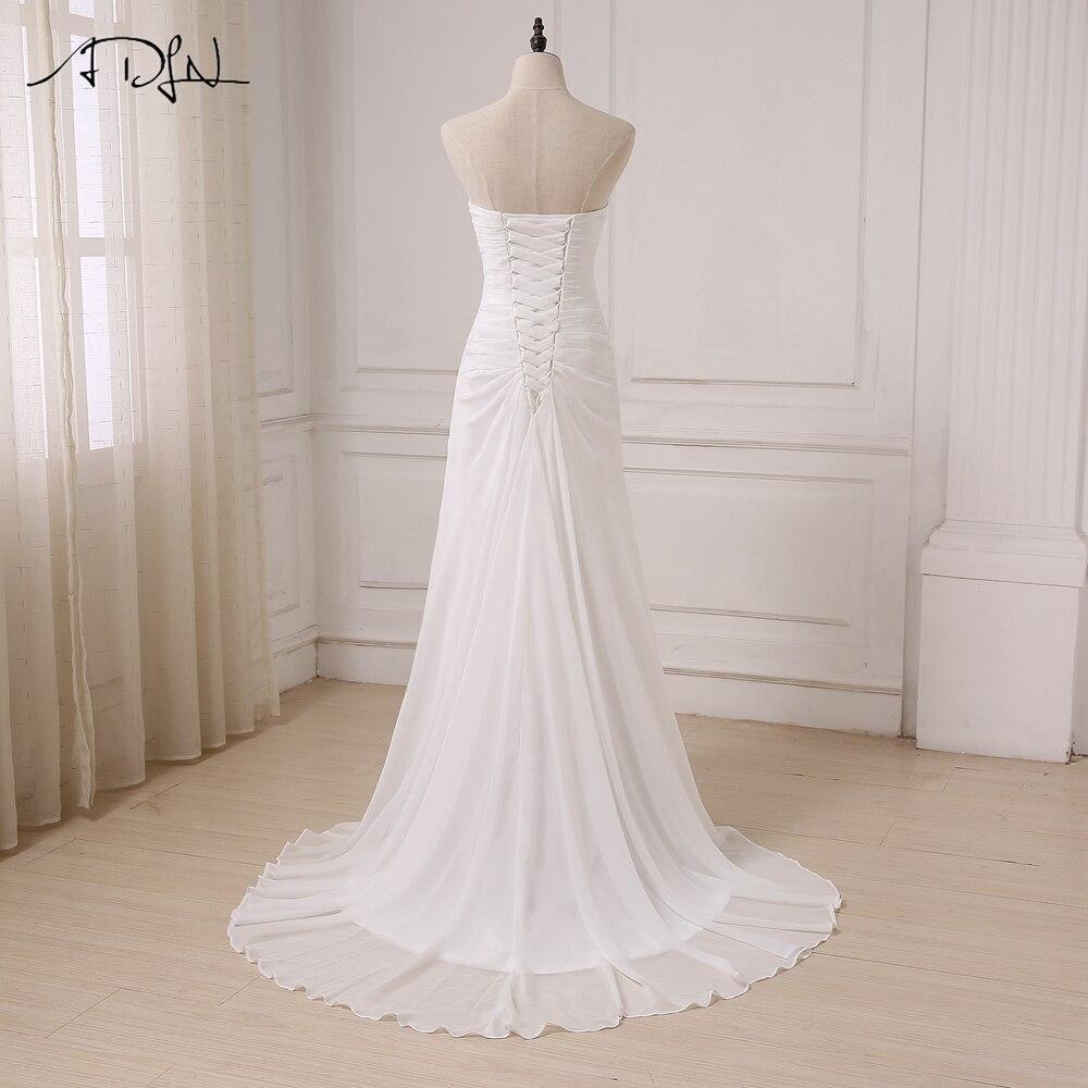 Robe de mariée boheme simple