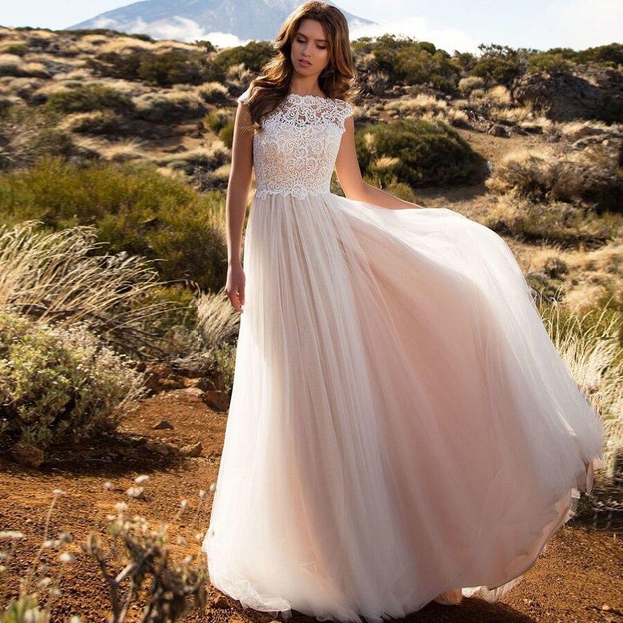 Robe de mariée de style hippie bohème 2017