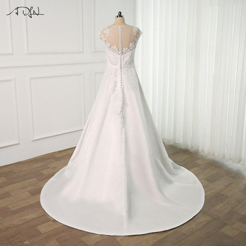 Robe de mariée dentelle fine boheme chic