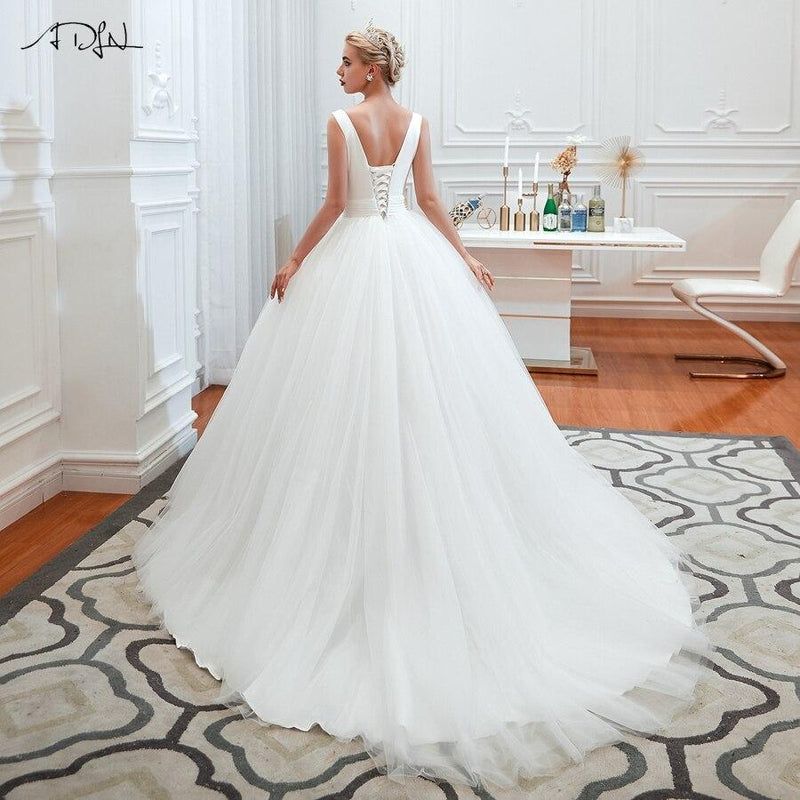 Robe de mariée fluide et boheme